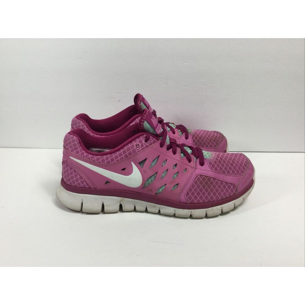 Nike Flex 2013 Sneakers Womens Sz 9.5 Training Running Shoes Pink‎ Athletic
